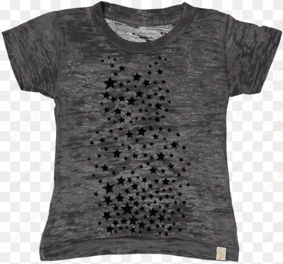 Étoiles burnout tee in black - michael kors