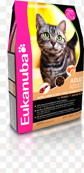 eukanuba® adult dry cat food lamb and rice formula