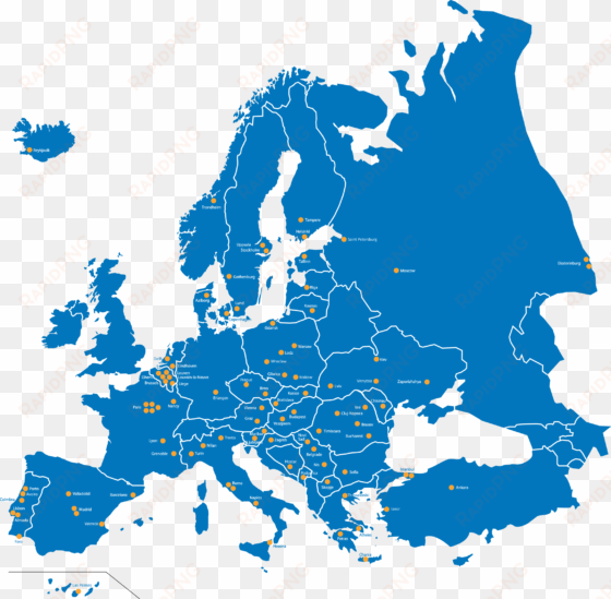 europa mapa png - europe map vector