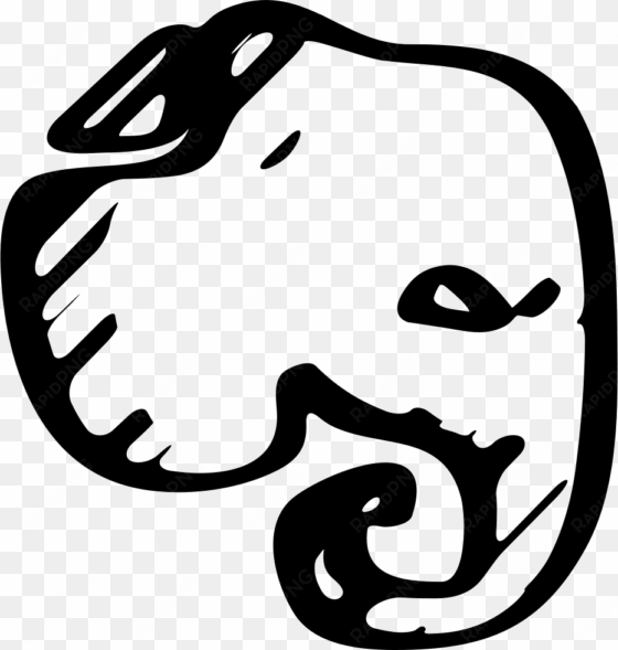 evernote logo sketch - szkic logo