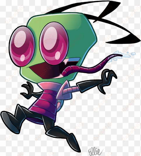 evil cuteness by windwo1f - invader zim chibi transparent
