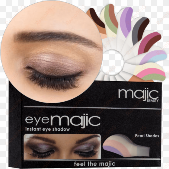 eye majic instant eyeshadow pearl shades 10-pack - majic beauty eye majic instant eye shadow (10 applications)