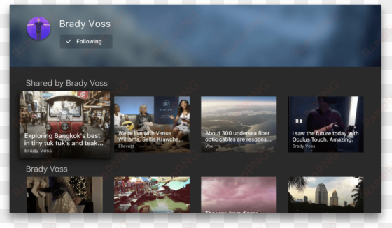 facebook app samsung smart tv screen shot 2017 02 28 - apple tv vào facebook