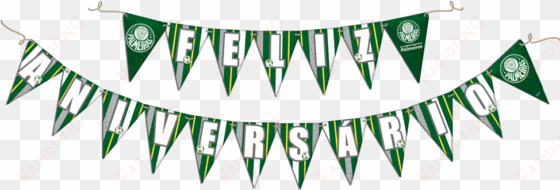 faixa feliz aniversário palmeiras - decoração de aniversário do palmeiras