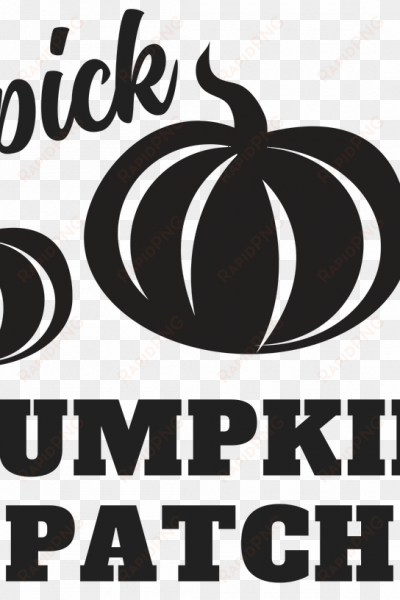 fall chalkboard art with a free pumpkin patch stencil - poster