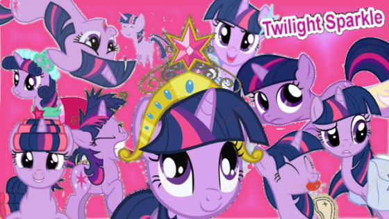 fanmade twilight collage mewkat14 - my little pony collage