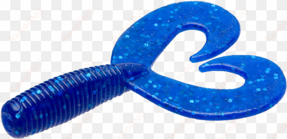 fat albert twin tail - blue sapphire zoom bait