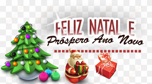 feliz natal e um prospero ano novo png - portable network graphics