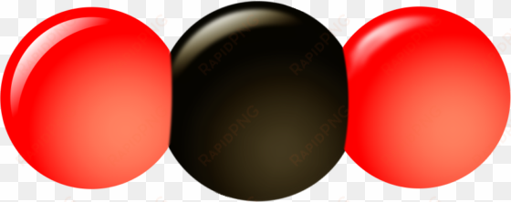 file - co2-molekyl - carbon dioxide molecule cartoon