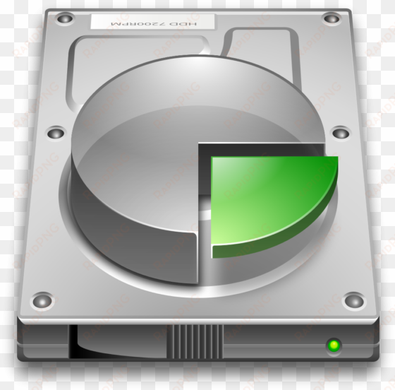 file - partitionmanager icon - svg - hard disk drive clipart