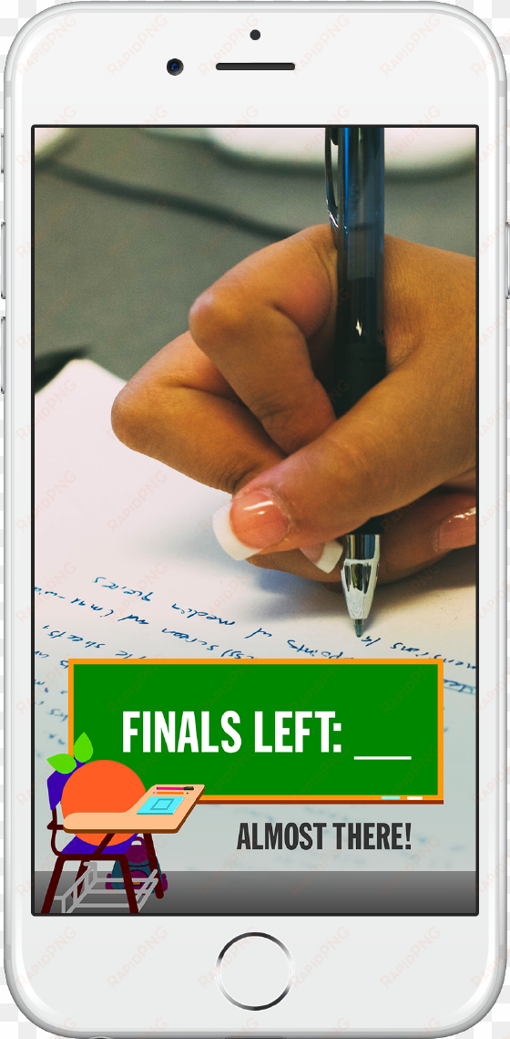 finals week snapchat geofilter example - finals week snapchat filter