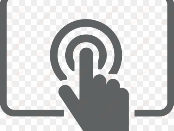 finger clipart touch screen - touch screen logo png
