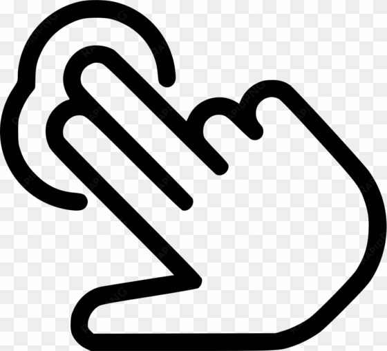 finger touch - - icon