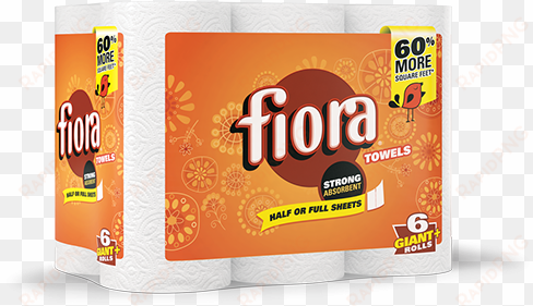 fiora® paper towel giant rolls - fiora paper towels mega rolls