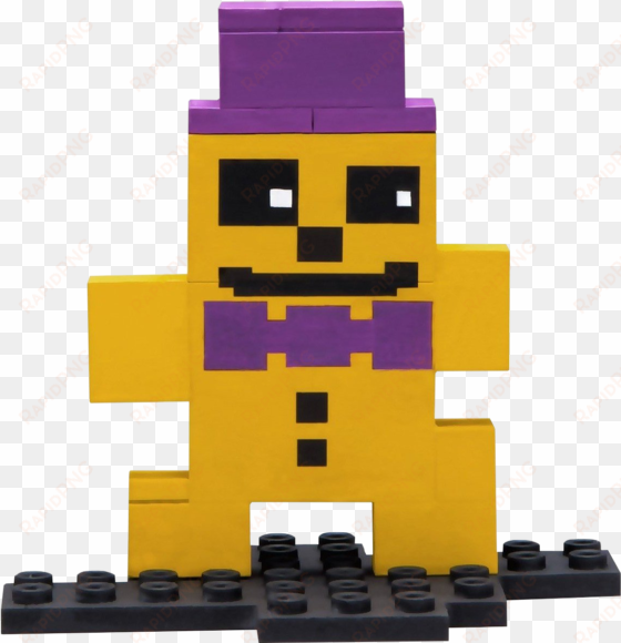 five - five nights at freddy's 8-bit buildable figure: plush
