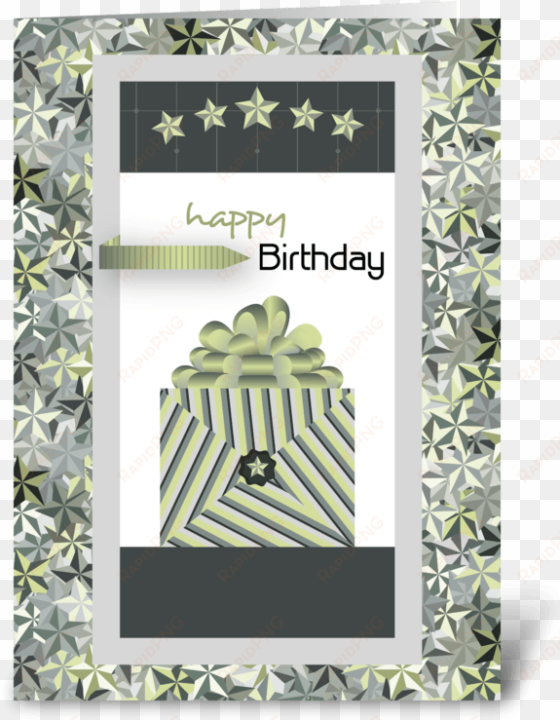five star birthday greeting card - five star - partner birthday card