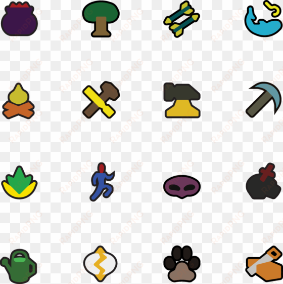 flat skill icons for noncombat skills that someone - old school runescape skill icons