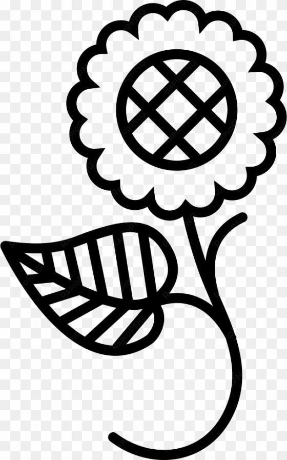 floral design of one flower on a branch with one leaf - toyota clutch cover aisin r2