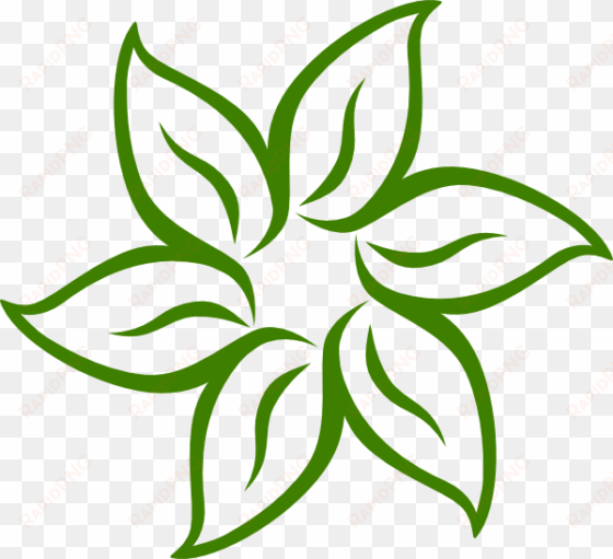 flower - clipart flowers design black and white