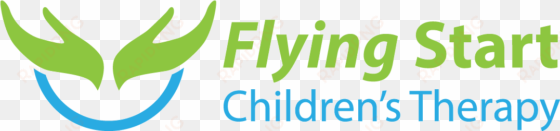 flying start children's therapy logo - child