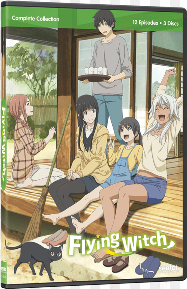 flying witch complete collection dvd front cover - section 23 films flying witch [dvd]
