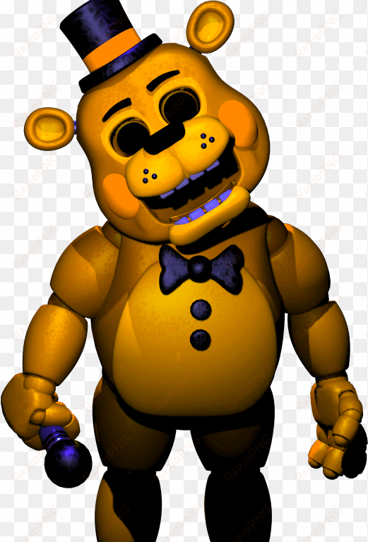 fnaf golden freddy - fnaf toy freddy full body