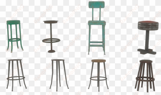 fo4 settlement stools - bar stool