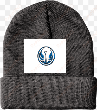 fold up cuff beanie - jedi symbol