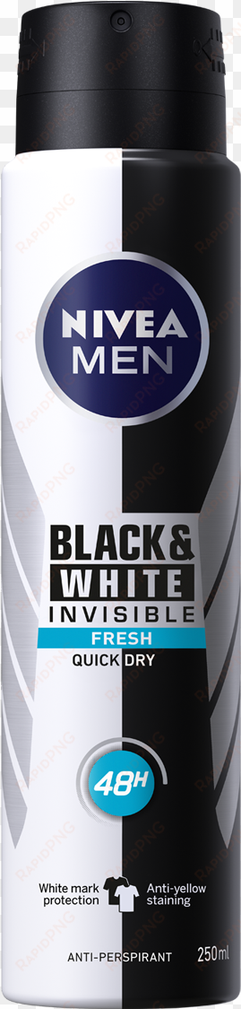 for white mark - nivea deodorant black and white