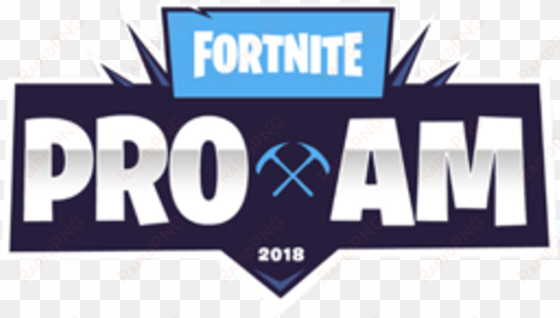 fortnite pro am logo - fortnite pro am 2018
