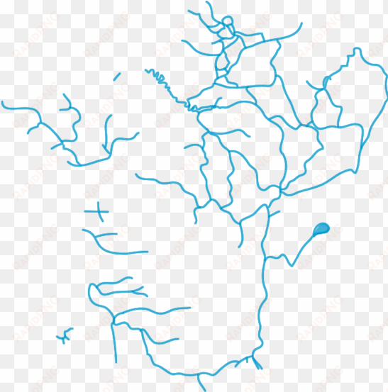 france boat hire map - drawing