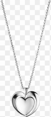 free png silver heart pendant png images transparent - necklace png