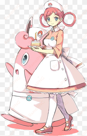 free pokémon league introduction event - nurse joy and pokemon