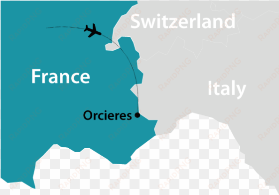 french alps map - capital city of france map