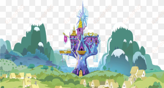 friendship rainbow kingdom castle eg2 - my little pony, 4 in a box jigsaw puzzles