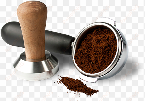 full - portafilter and tamper