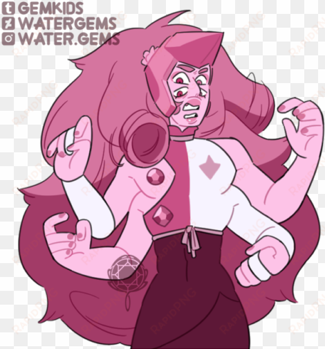 fusion of my orchid rose quartz & @amberfigueroa rose - digital art