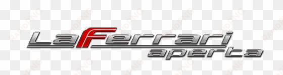 futuristic and extreme limited edition special series - logo la ferrari aperta
