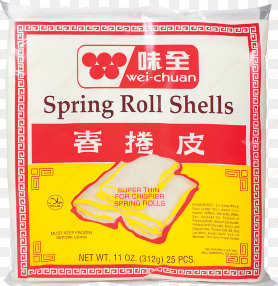 fz wc egg roll shell - wei chuan spring roll shells