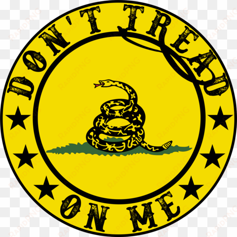 gadsden flag rounds - don't tread on me small round reflective decal sticker