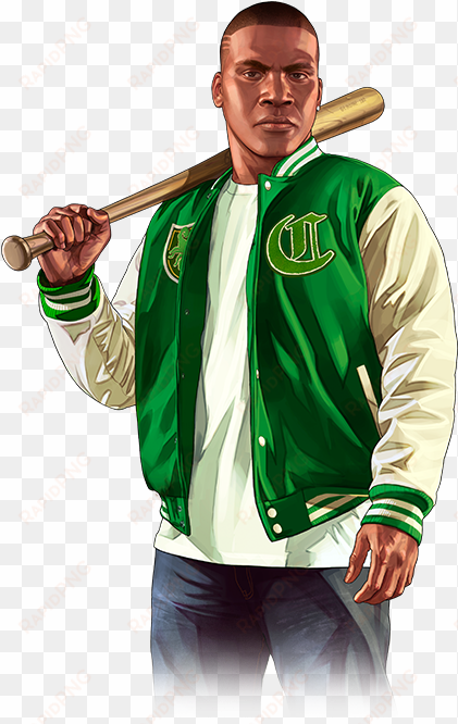 game characters - franklin gta 5 png