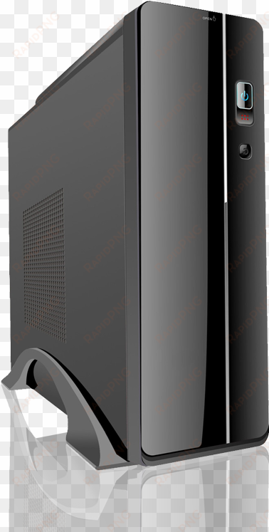 gaming pcs, custom gaming computers - cit s003b black itx case - 300w power supply