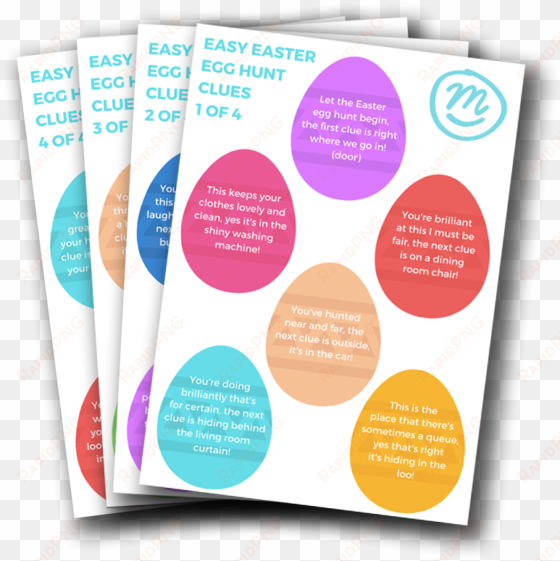 get your easy easter egg hunt - flyer