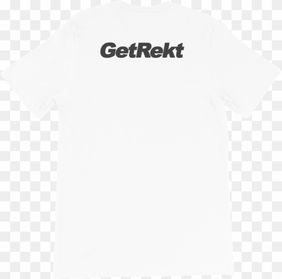 getrekt t-shirt crew neck white vol