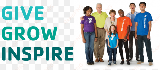 give, grow, inspire - ymca volunteering