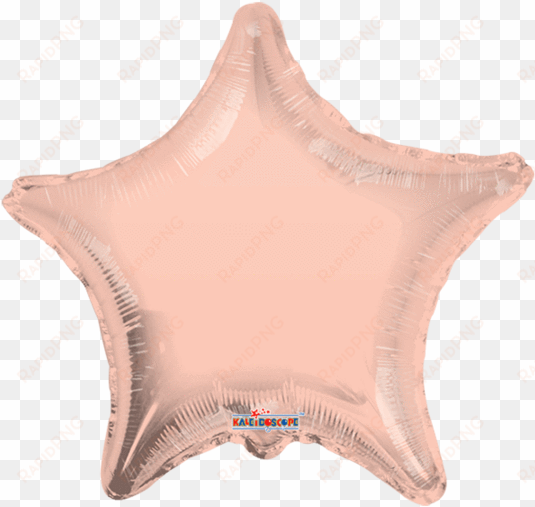 globo metálico estrella mediana oro rosa - silver star balloon - party bits 2 go