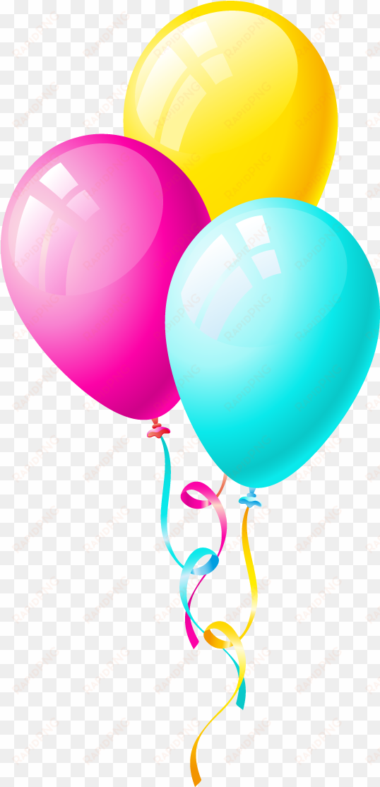 globos de colores dibujos png - birthday balloons clip art
