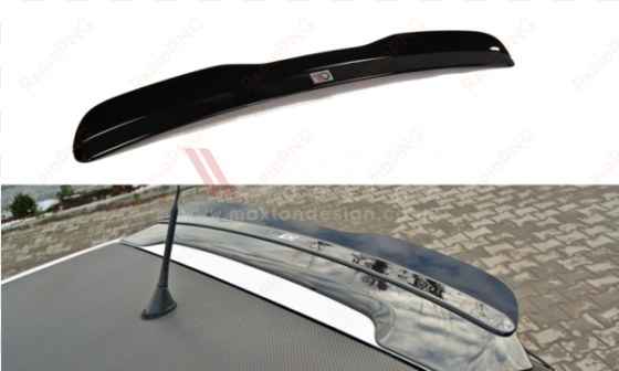 gloss black spoiler cap fiat grande punto tmcmotorsport - spoiler grande punto abarth