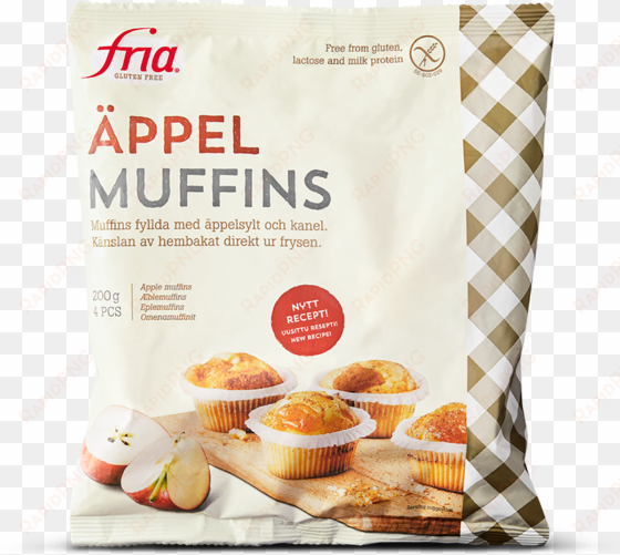 gluten-free apple muffins - fria+brod+ab fria apple muffins