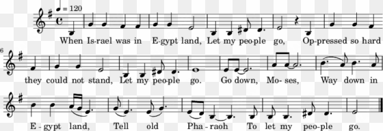 go down moses - testo go down moses